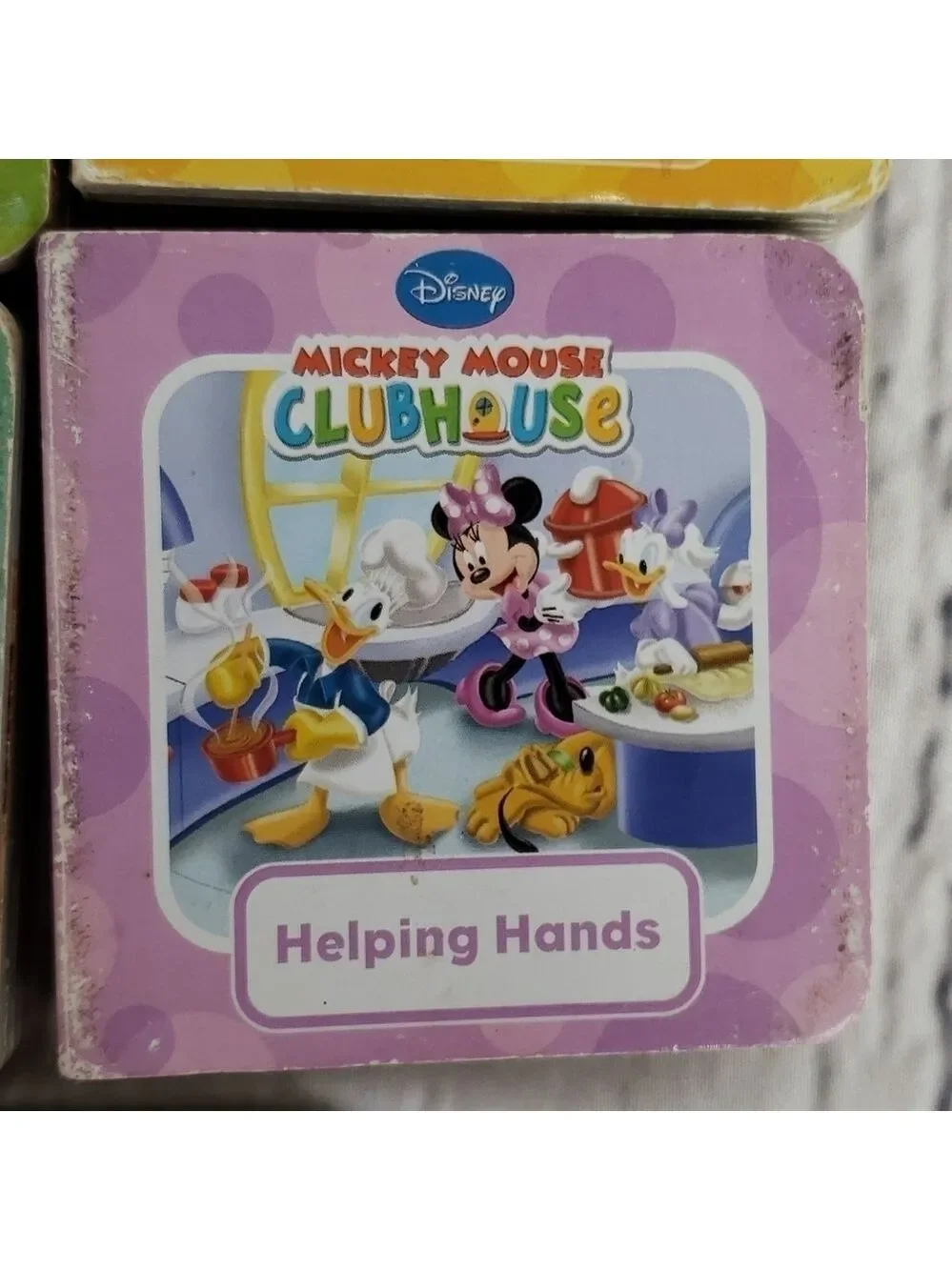 DISNEY Mickey Mouse Clubhouse Chubby First Baby Learning Book Set VGUC
